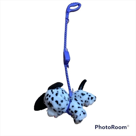 Fur Real Walking Peeing Dog Kids Toy Plush Black White - Picture 1 of 5